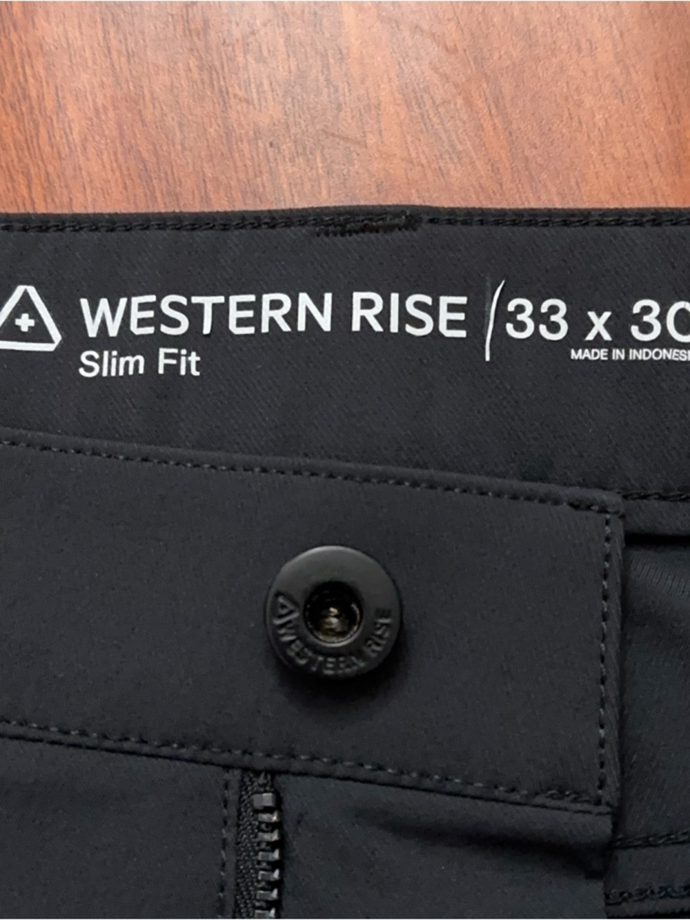 Western Rise Evolution Pants Mens Size 33x30 Slim Fit Stretch Charcoal Gray - Picture 5 of 6